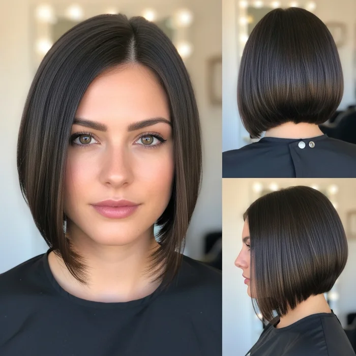 Angled Blunt Bob