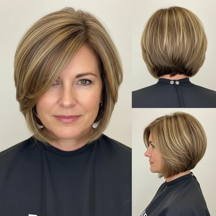 Angled Rounded Bob