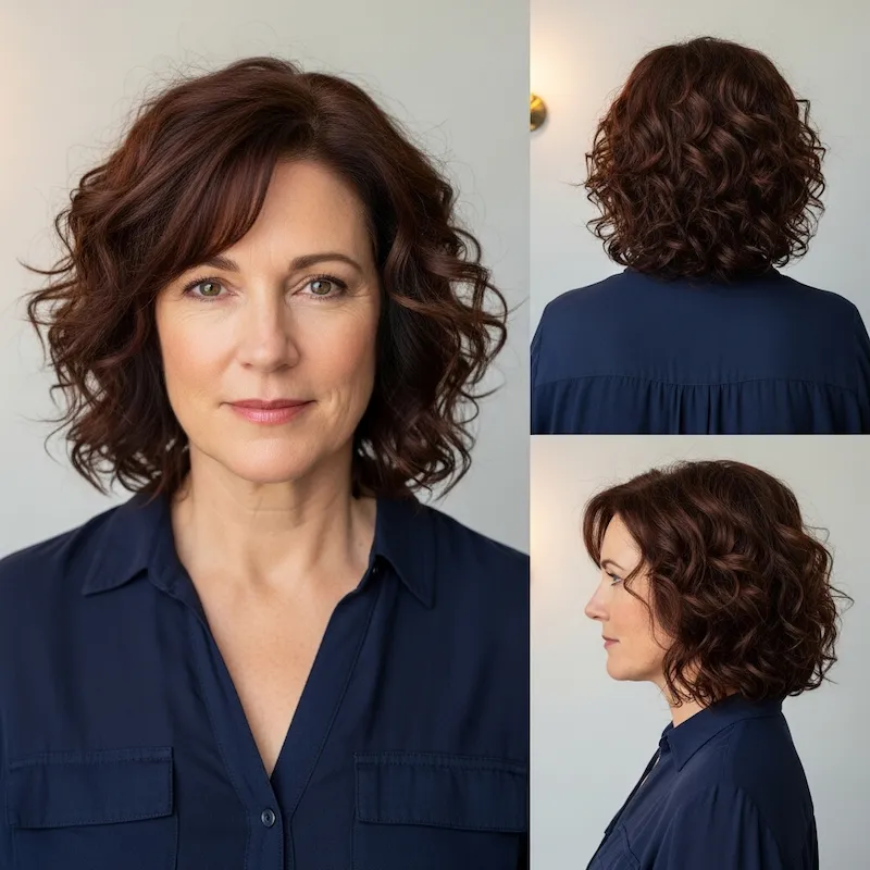 Soft Chestnut Curls