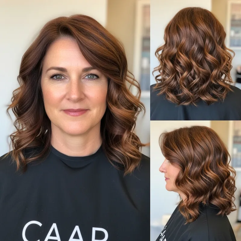 Soft Caramel Waves