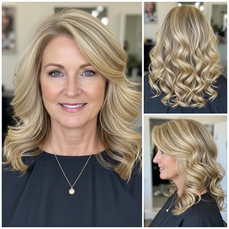 Long Blonde Curls