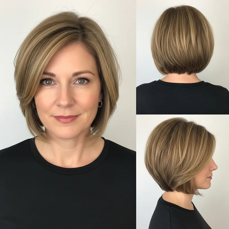bob hairstyles for women over 50 with fine hair