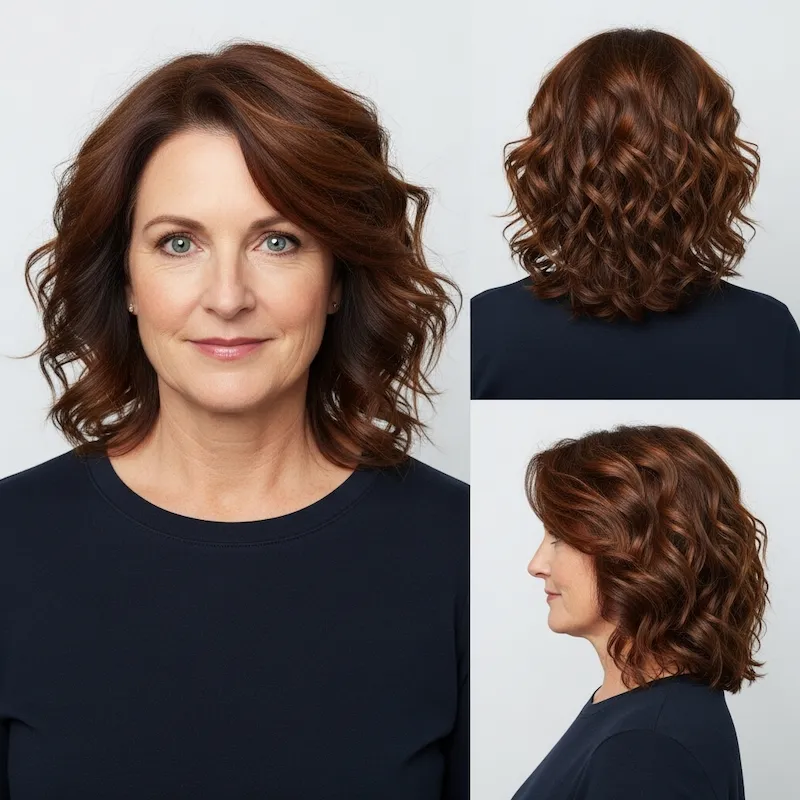 Layered Natural Curls
