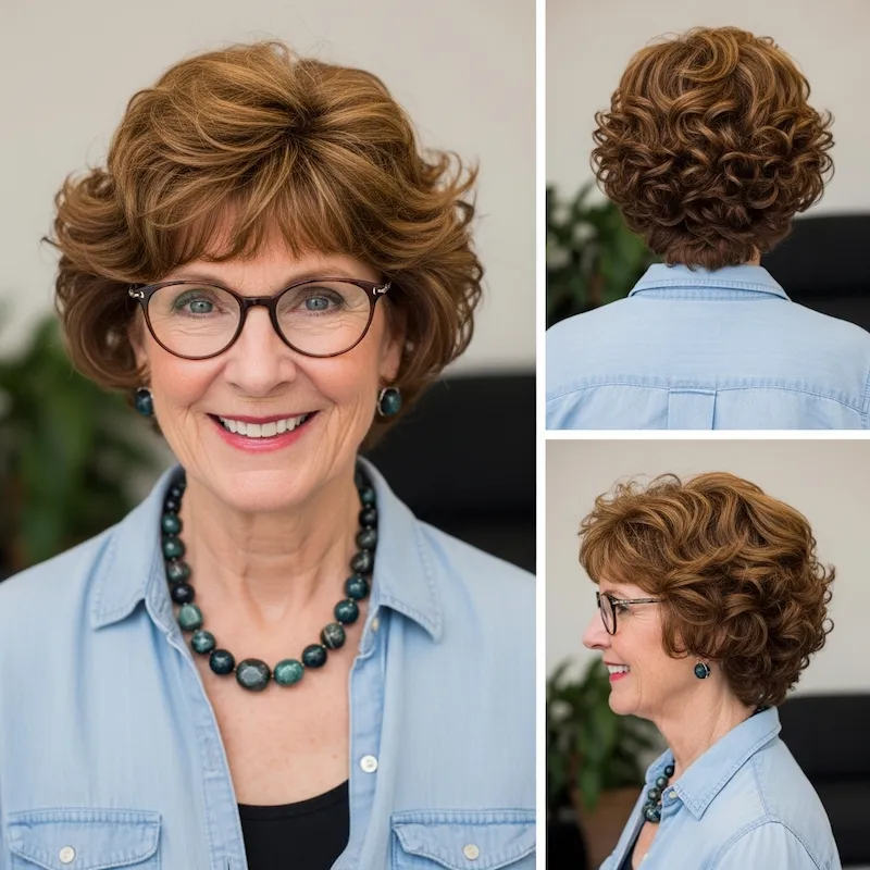 Over 60 hairstyles for women fine curly hair