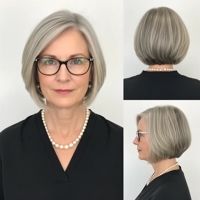 Blunt Angled Bob