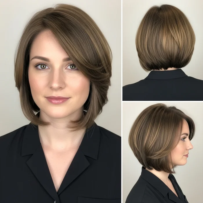 Bob With Soft Side Part
