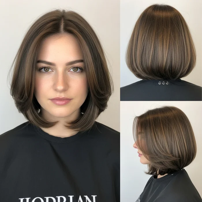 Chin-Length Bob Hairstyle