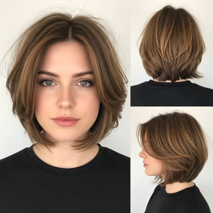 Choppy Bob For Round Faces