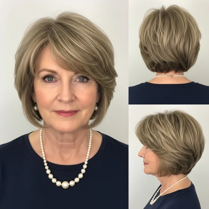 Choppy Bob For Women Over 60