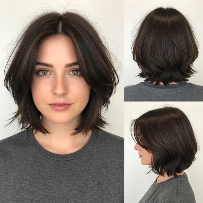 Choppy Bob hairstyles medium length