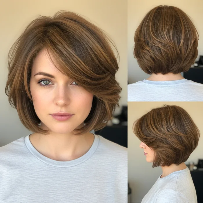 Choppy Inverted Bob Hairstyle