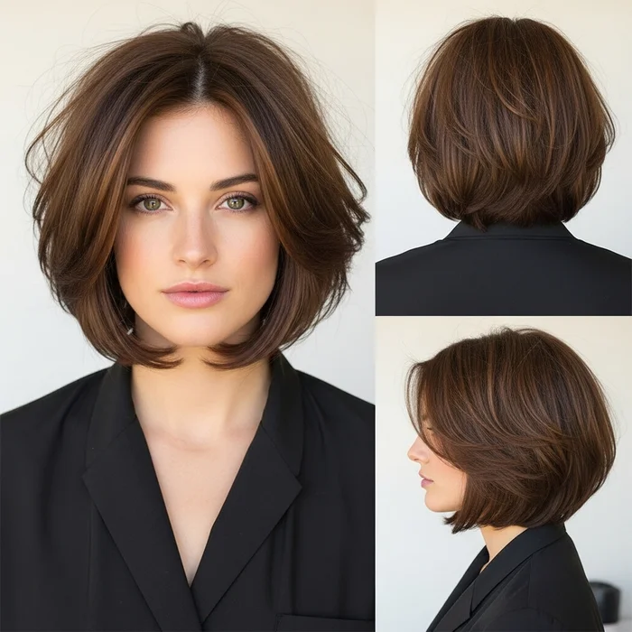 Choppy Inverted Bob hairstyles medium