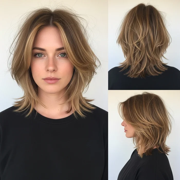 Choppy Long Bob Haircut