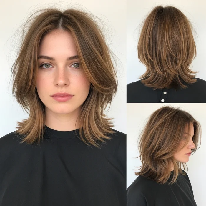 Choppy Medium-Length Blunt Waves With Light Texture