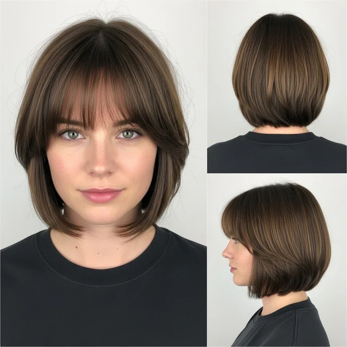 Classic Bob with Wispy Bangs