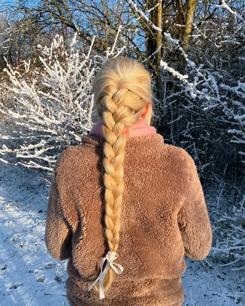 Classic French Braid with Ribbon Detail