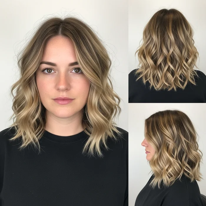 Curly Long Wavy Bob