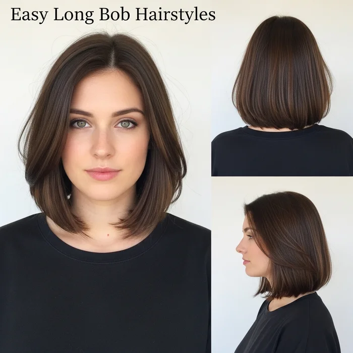 Easy Long Bob Hairstyles