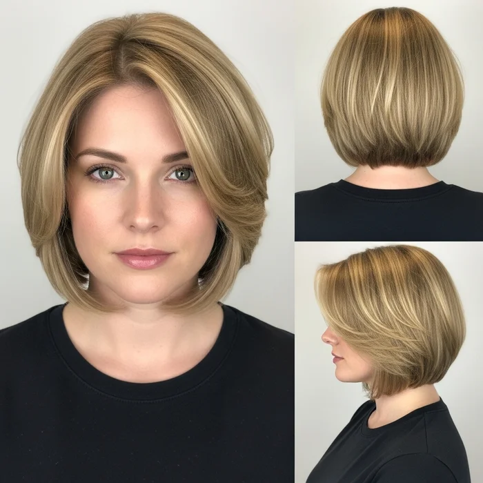 Face-Framing Feathered Bob