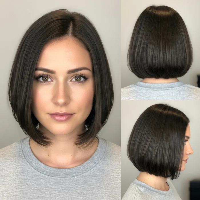 French Bob Haircut Chin Length