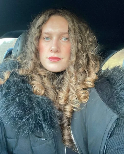 Golden Spiral Curls with Soft Definition