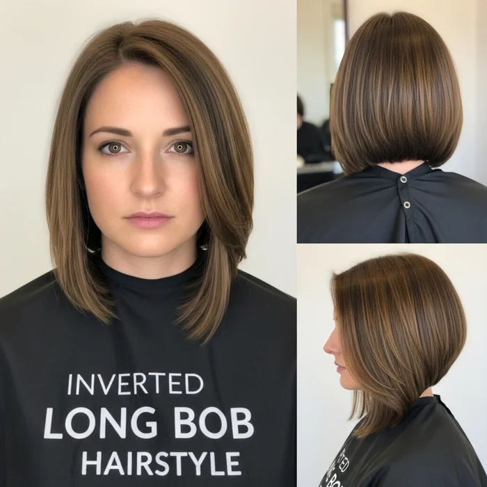 Inverted Long Bob Hairstyle