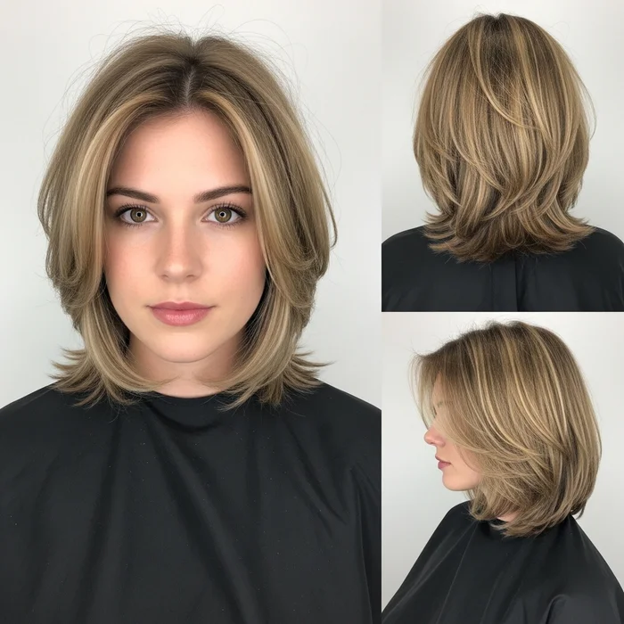 Layered Bob For Fine Permed Hair
