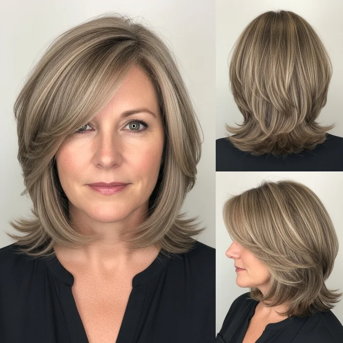 Layered Bob With Highlights