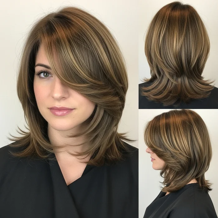 Layered Bob With Side Bangs