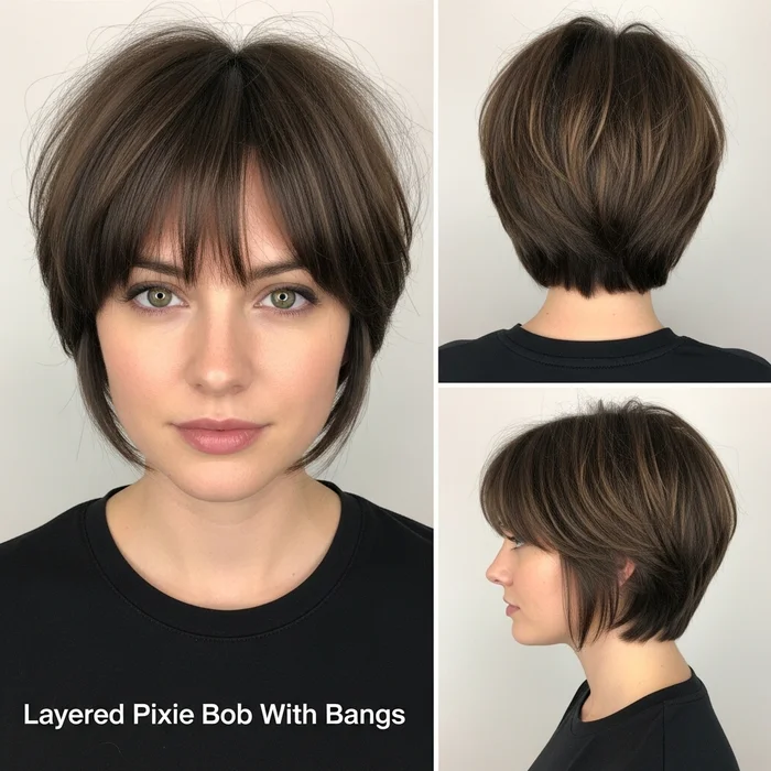 Layered Pixie Bob