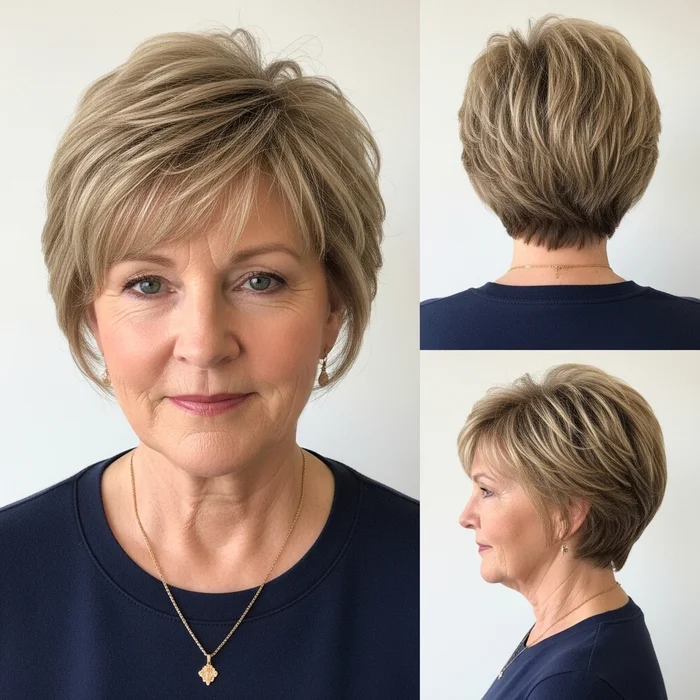 Layered Pixie Hairstyle