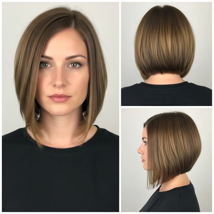 Long Angled Bob