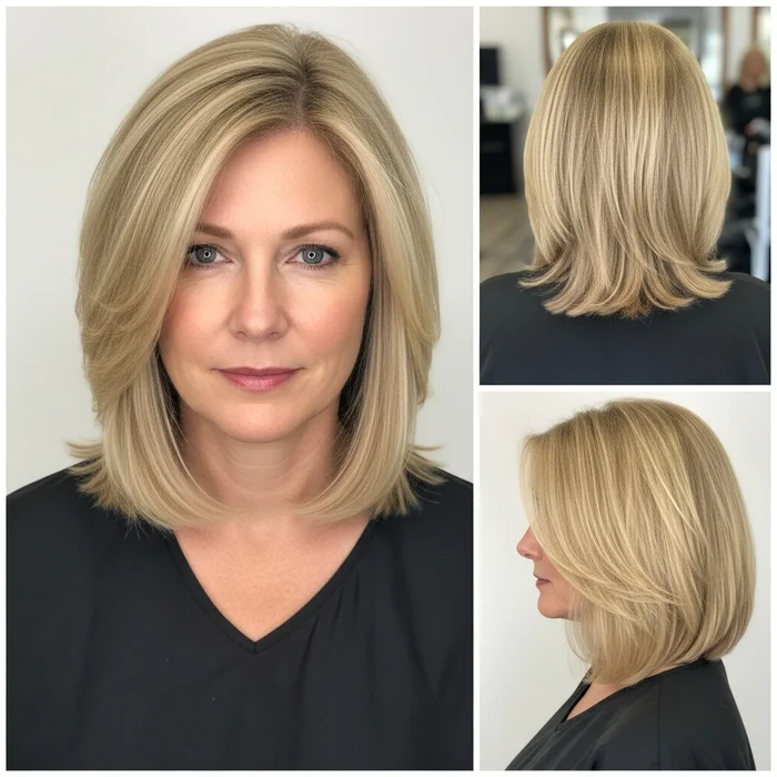 Long Blonde Bob