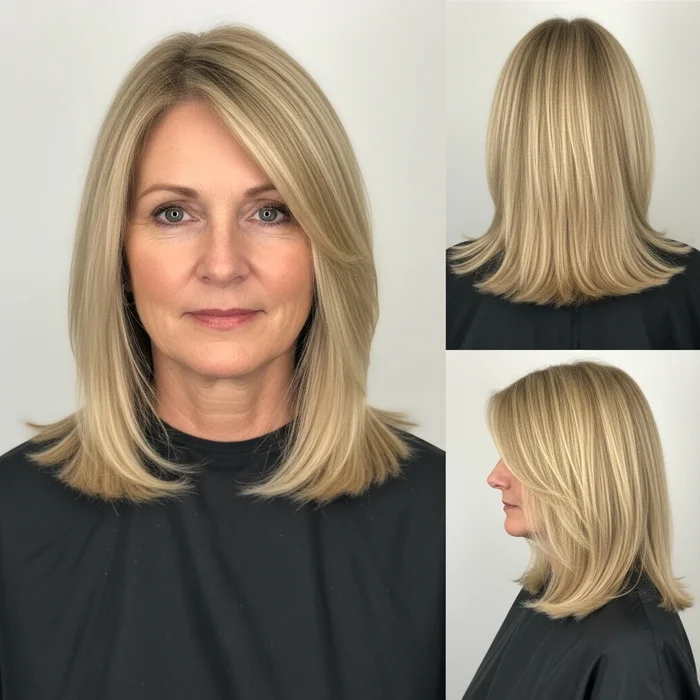 Long Blonde Bob