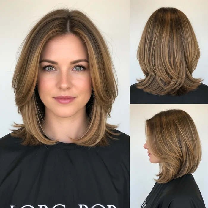 Long Bob Hairstyles For Fine Hair Shoulder Length