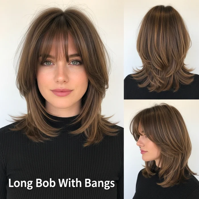 Long Bob With Bangs