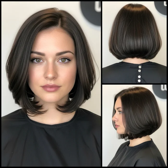 Long Bob With Flipped Ends