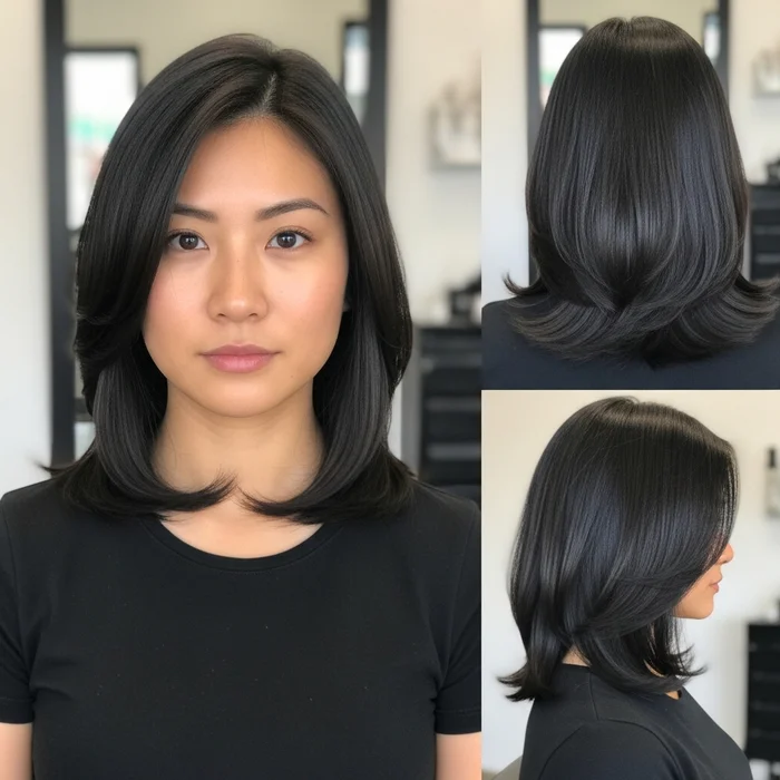 Long Chinese Bob Hairstyle