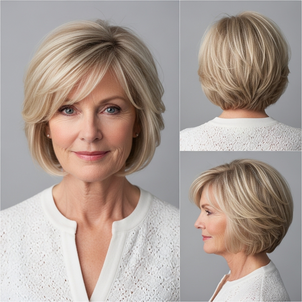 Long Layered Blonde Pixie