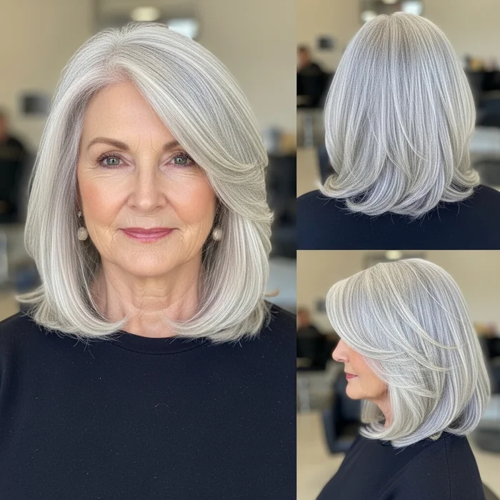 Long Silver Bob
