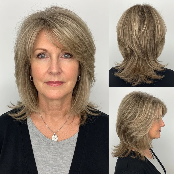 Medium-Length Shag Haircut