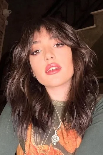 Medium-Length Wolf Cut with Tousled Waves