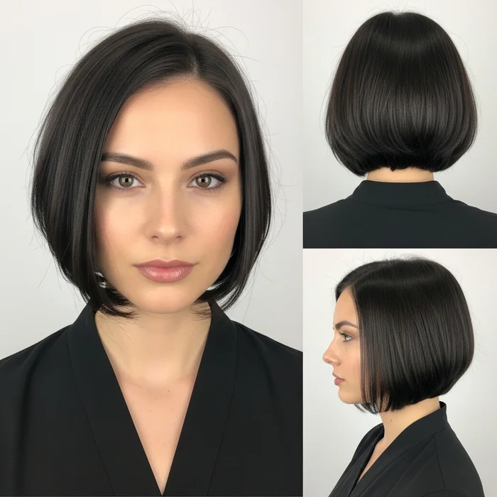 Old Money Bob Haircut for Short Hair