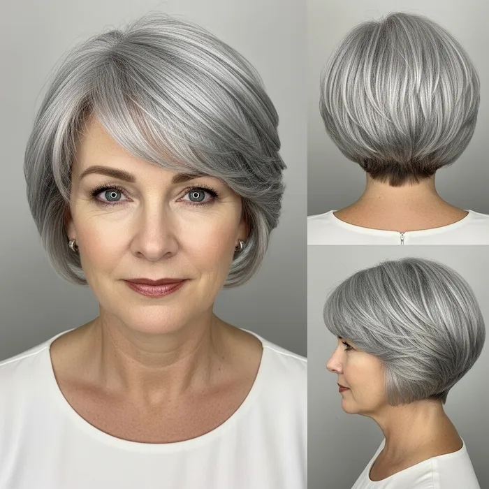 Rounded Silver Pixie