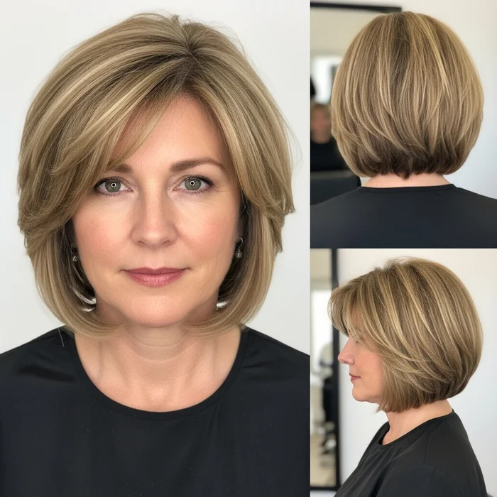 Short Bob With Subtle Layers
