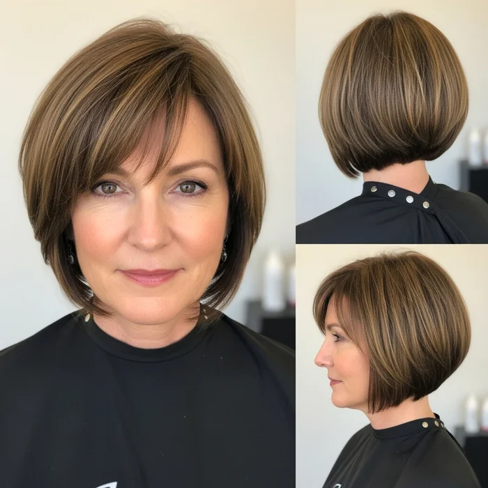 Short Bob with Blunt Ends