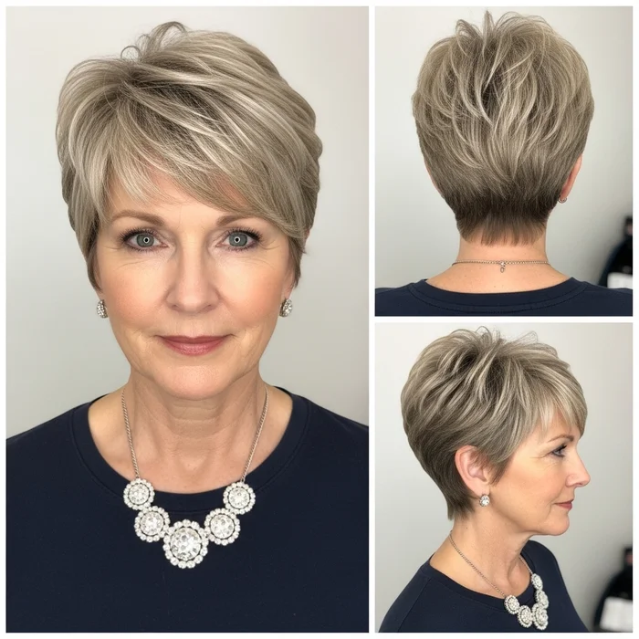 Short Layered Pixie