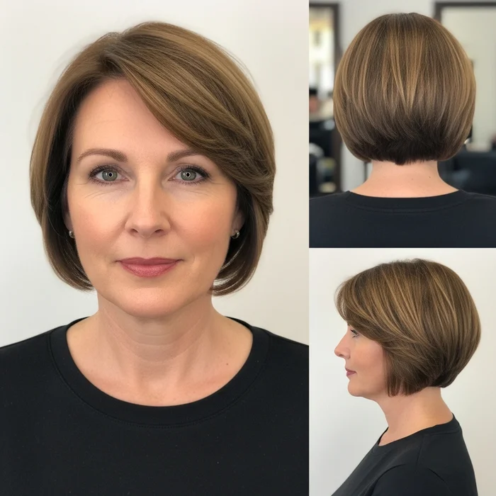 Short Rounded Bob