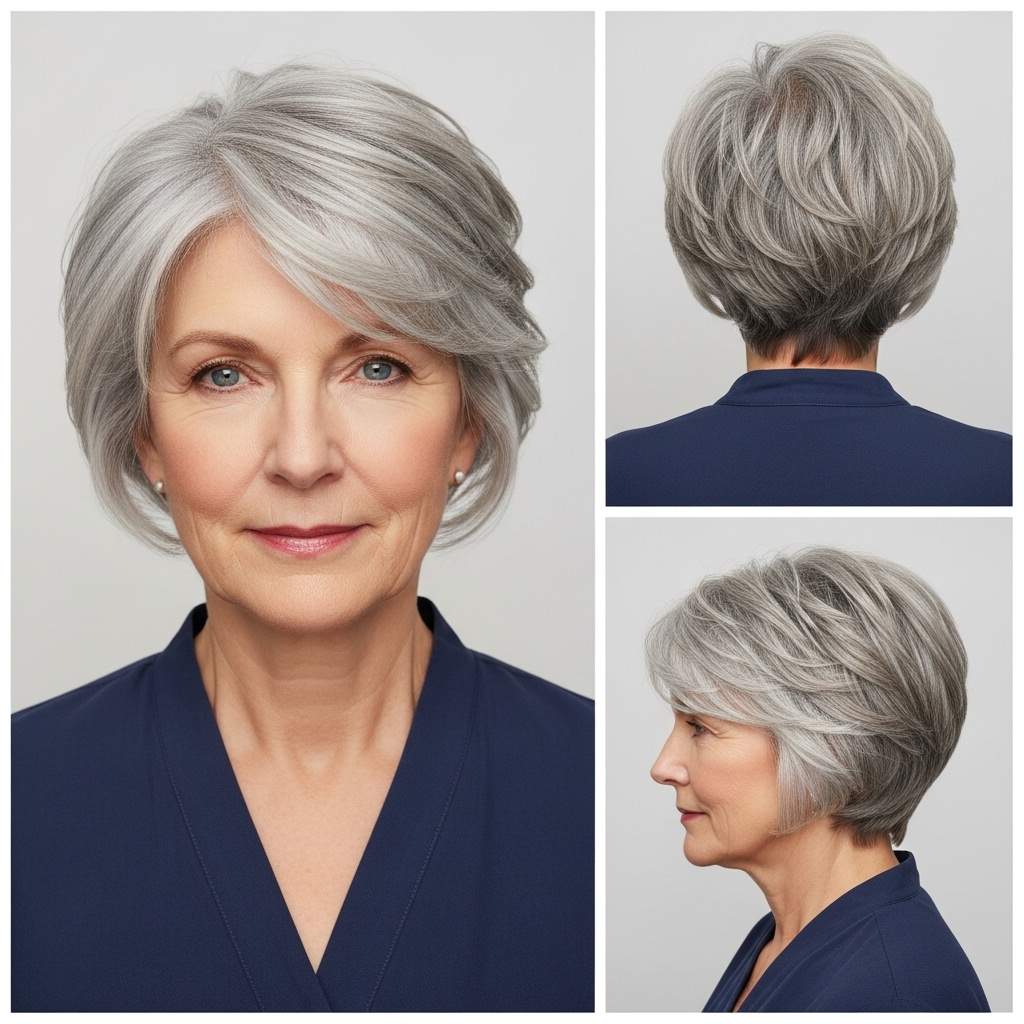 Short Wavy Pixie With Face-Framing Pieces