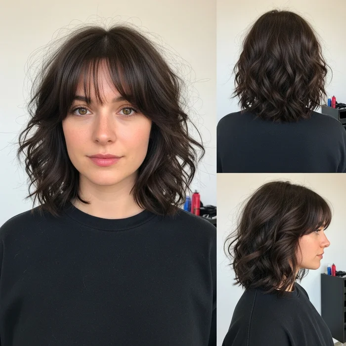 Shoulder-Length Curls